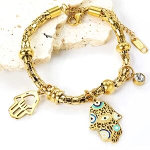 2 size mixed color palms +‎ 1 round white diamond